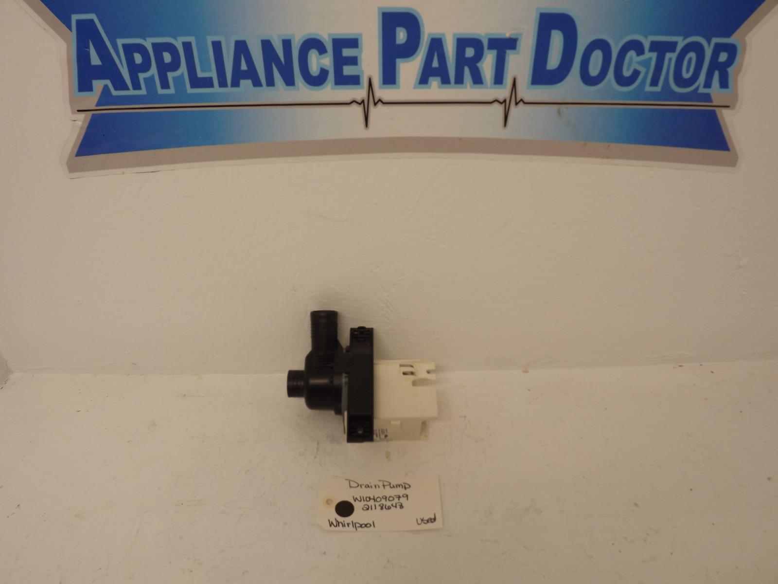 Whirlpool Washer W10409079 2118648 Drain Pump Used Whirlpool Washer W10409079 2118648 Drain Pump Used